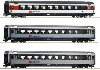 Roco 3-tlg. Set 2: EuroCity-Wagen EC 7, SBB (74022)