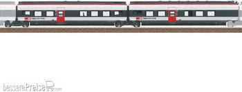 Trix Modellbahnen Ergänzungswagen-Set 2 zum RABe 501 Giruno (T23282)