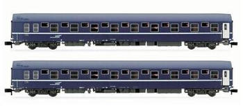 Arnold 2er Set T2 Schlafwagen casquette Logo, SNCF, Ep. IV-V (HN4342)