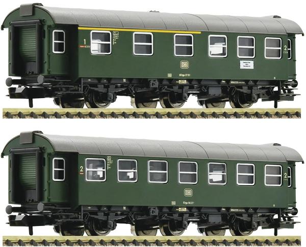 Fleischmann 2-tlg. Set: Umbauwagen aus 1./2. Klasse AB3yg und 2. Klasse B3yg., DB, Ep. IV (809911)