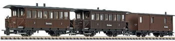 Liliput 3-tlg. Set 2-achs. Personenwagen B20 und B17 plus Dienstwagen PF51, Zillertalbahn, Ep. III (L340020)