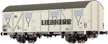 Brawa Gedeckter Güterwagen Glmhs 50 „Liebherr”, DB, Ep. IV (67819)