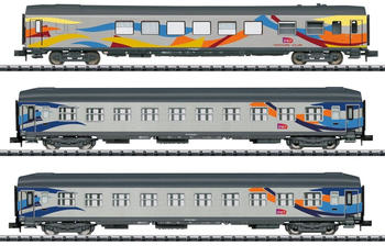 Trix Modellbahnen N Schnellzugwagen-Set "Croisière", SNCF, Ep. VI (18210)
