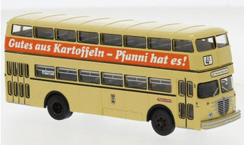 Brekina Büssing D2U Doppeldecker 1960, BVG - Pfanni (61255)