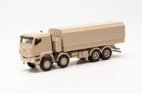 HERPA 746984, HERPA 746984 1:87 Iveco Trakker 8x8 gesch&uuml;tzt Pritschen-LKW...