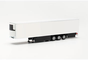 Herpa 15 Meter Kühlkoffer-Auflieger mit Palettenkasten und hinterer Seitenverkleidung, weiß (77040)