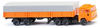 Wiking 0956 11, Wiking 0956 11 N Magirus Deutz Pritschensattelzug, orange (0956 11)