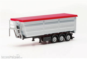 Herpa Stahlmuldenauflieger, silber (077057-002)