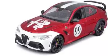 BBurago 1:18 Alfa Romeo Giulia GTAm #99 Alfa Corse 2020 redmetallic