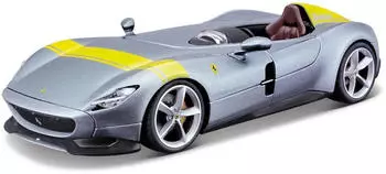 BBurago Modellauto - Ferrari Monza SP1 Signature Edition (silber Maßstab 1:43)