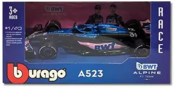 BBurago 18-38072O Modellauto F1 Renault Alpine A523' 23 #31 Ocon (Maßstab 1:43)