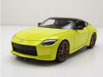 Maisto Nissan Z 2023, gelb, Modell Modellauto 1:24