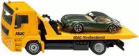 siku Fahrzeug 2722 MAN Abschleppwagen ADAC, aus Metall/Kunststoff, Ma&szlig;stab 1:55