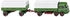 Wiking Mercedes LP 333 Forwarder 6x4 mit Anhänger 1 Achse grün