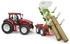Bruder Roadmax Traktor mit Rückeanhänger und Baumstämmen (03453)