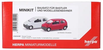 Herpa MiniKit: Renault Twingo, 2er-Set, Vermehlo VivoJaune Vanille (012218-007)