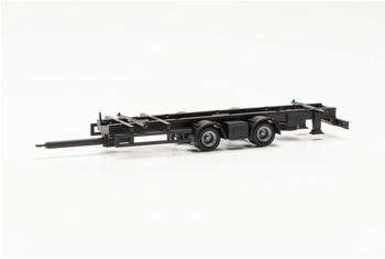Herpa Teileservice Tandem-Hängerfahrgestell für Volumenzüge 7,82m mit Wechselaufbau, 2 Stück (85540)