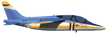 Herpa Lockheed Alpha Jet U.S. Navy VTX-TS Competition A58 (580861)