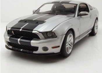 Greenlight 13673 GT500 Barren Silber Metallic mit schwarzen Streifen 1/18 Druckguss Modellauto
