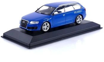 Minichamps 1:43 Audi Rs 6 Avant 2007 blue metallic