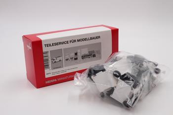 Herpa Teileservice Mercedes-Benz Atego 2013 Z-Cab Löschfahrzeug 2 Stück (085779)