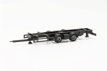 Herpa Teileservice Tandem-Hängerfahrgestell für Volumenzüge 7,82m mit Festaufbau, 2 Stück (085533)