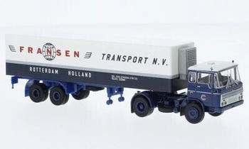 Brekina DAF FT 2600 Kühlkoffer-SZ altes Design Fransen, 1962 (85293)