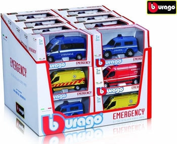 BBurago 1:50 Emergency vehicles assort (BB18-32000)