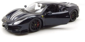 BBurago Ferrari 488 Pista 2018 Modellauto dunkelblau