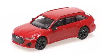 Minichamps 1:87 Audi Rs 6 Avant 2019 red metallic