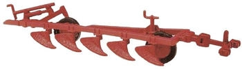 Busch Model TT Pflug mit 5 Scheren, rot (8717)