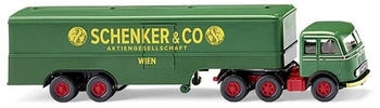 Wiking Koffersattelzug MB LPS 333 'Schenker' (51327)