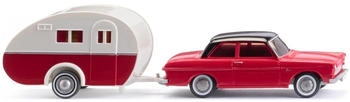 Wiking Ford Taunus 12M mit Wohnwagen (20203)