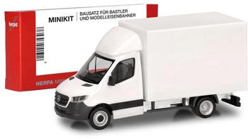 Herpa MiniKit Mercedes-Benz Sprinter '18 Transporter mit Koffer weiß 1:87 (014069)