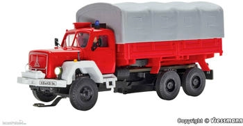 Viessmann MAGIRUS JUPITER Feuerwehr 3-achs mit Pritsche/Plane und Rundumleuchte H0 (8054)
