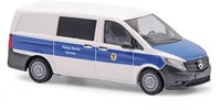 Busch 51158 H0 Einsatzfahrzeug Modell Mercedes Benz Vito, Polizei Berlin Service