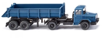 Wiking Magirus Deutz Hinterkippersattelzug brillantblau 1:87 (067706)