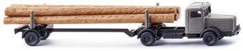 Wiking Büssing 8000 Langholztransporter steingrau 1:160 (094703)