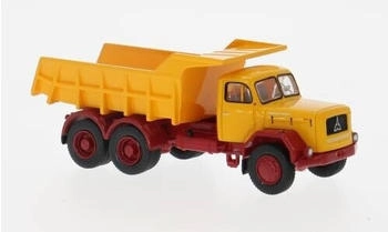 Brekina Magirus Jupiter Kipper dunkelgelb/dunkelrot 1960 1:87 (83300)