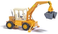 54402 H0 TIH 445 Schlepper mit Baggerschaufel, Orange/Beige