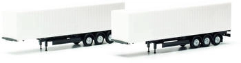 Herpa Teileservice 40ft Container-Auflieger 1:120 Spur TT 2 Stk. (085748)