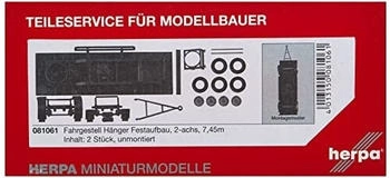 Herpa Hänger-FG 2a Festaufbau 7,45 m 1:87 (081061)