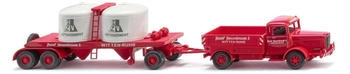 Wiking Büssing 8000 Chemikalienhängerzug Rosenkranz H0 (Wiking 053406)