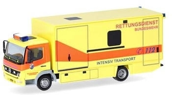 Herpa Mercedes-Benz Atego 2008 Koffer-LKW BwK 1:87 (747097)
