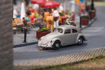 Faller VW Käfer grau Car System H0 (BUSCH 161444)