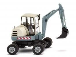 Wiking Mini-Bagger 1:87 alpenblau (065809)