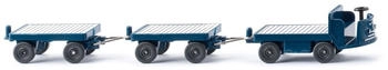 Wiking Elektrokarren mit Anhängern 1:?? grünblau