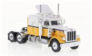 Brekina Peterbilt 359 weiss/dunkelgelb 1973 1:87 (85717)
