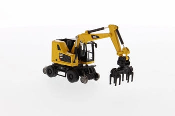 Diecast Masters Caterpillar M323F Rail Zweiwegenbagger 1:87 gelb (85656)