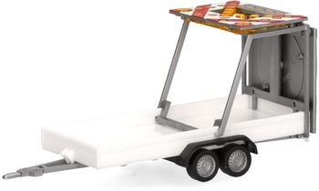Herpa Verkehrssicherungsanhänger 1:87 weiß
